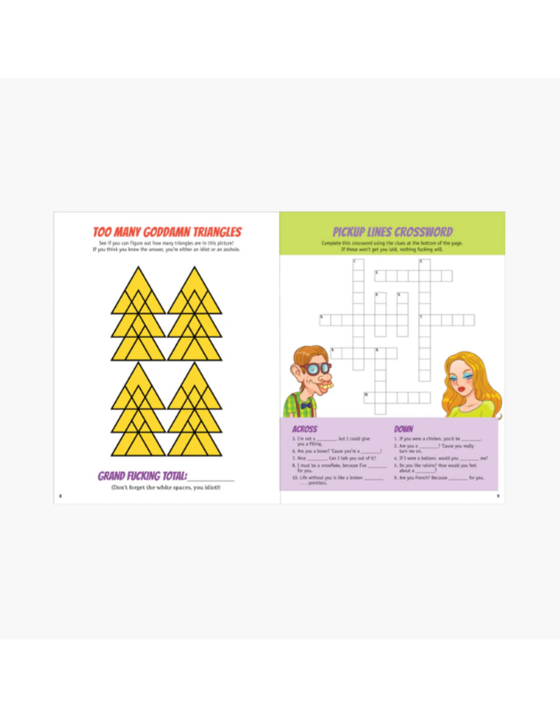 ADULT ACTIVITY BOOK - ITS ALL FUN & GAMES