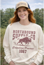 NORTHBOUND SUPPLY PRAIRIE BISON CREWNECK SWEATSHIRT