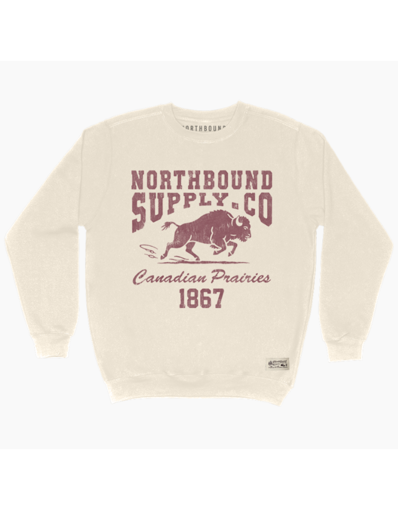 NORTHBOUND SUPPLY PRAIRIE BISON CREWNECK SWEATSHIRT