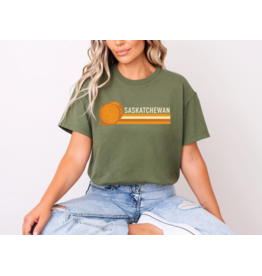 RETRO 70'0S BALE TEE- GREEN