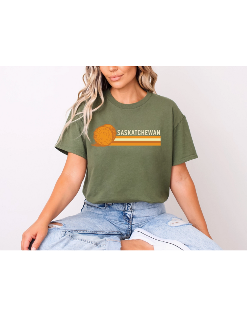 RETRO 70'0S BALE TEE- GREEN