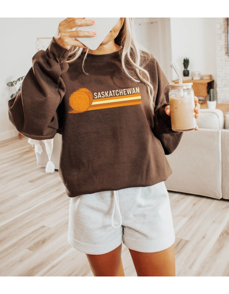 SASKATCHEWAN RETRO BALE SWEATSHIRT - UNISEX
