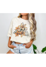 LILY TRIANGLE TEE - IVORY