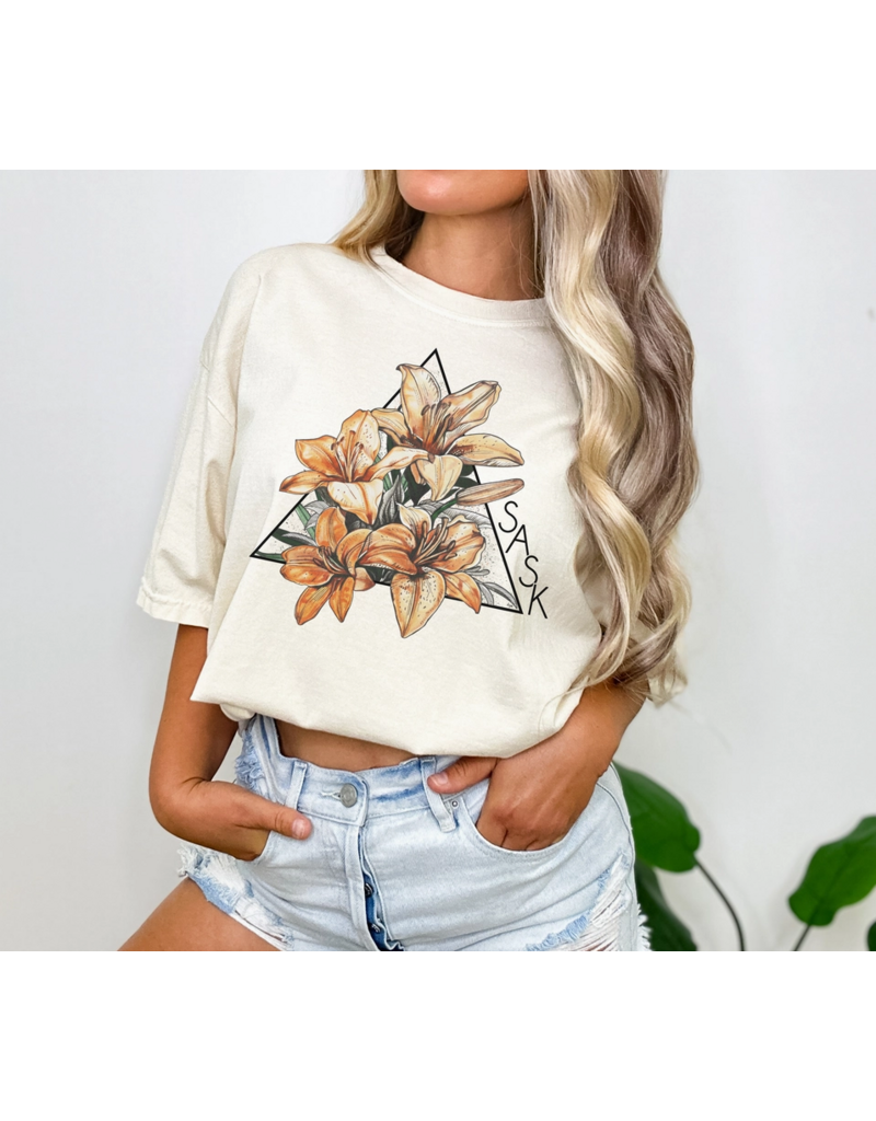 LILY TRIANGLE TEE - IVORY