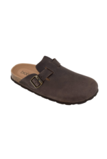 BRIAR LEATHER CLOG - BROWN