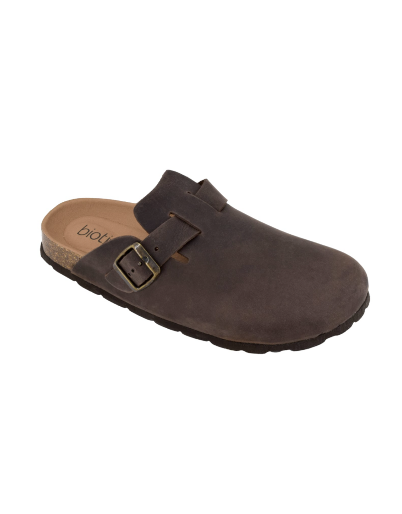 BRIAR LEATHER CLOG - BROWN