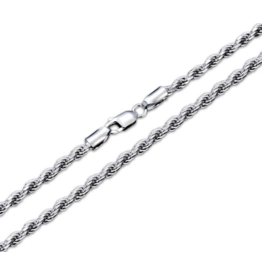 STERLING SILVER ROPE CHAIN -18"