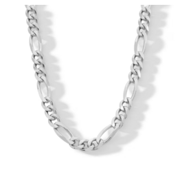STERLING SILVER FIGARO CHAIN -20"