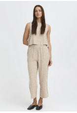 FALAKKA ONECK TOP - WOODSMOKE - LINEN BLND