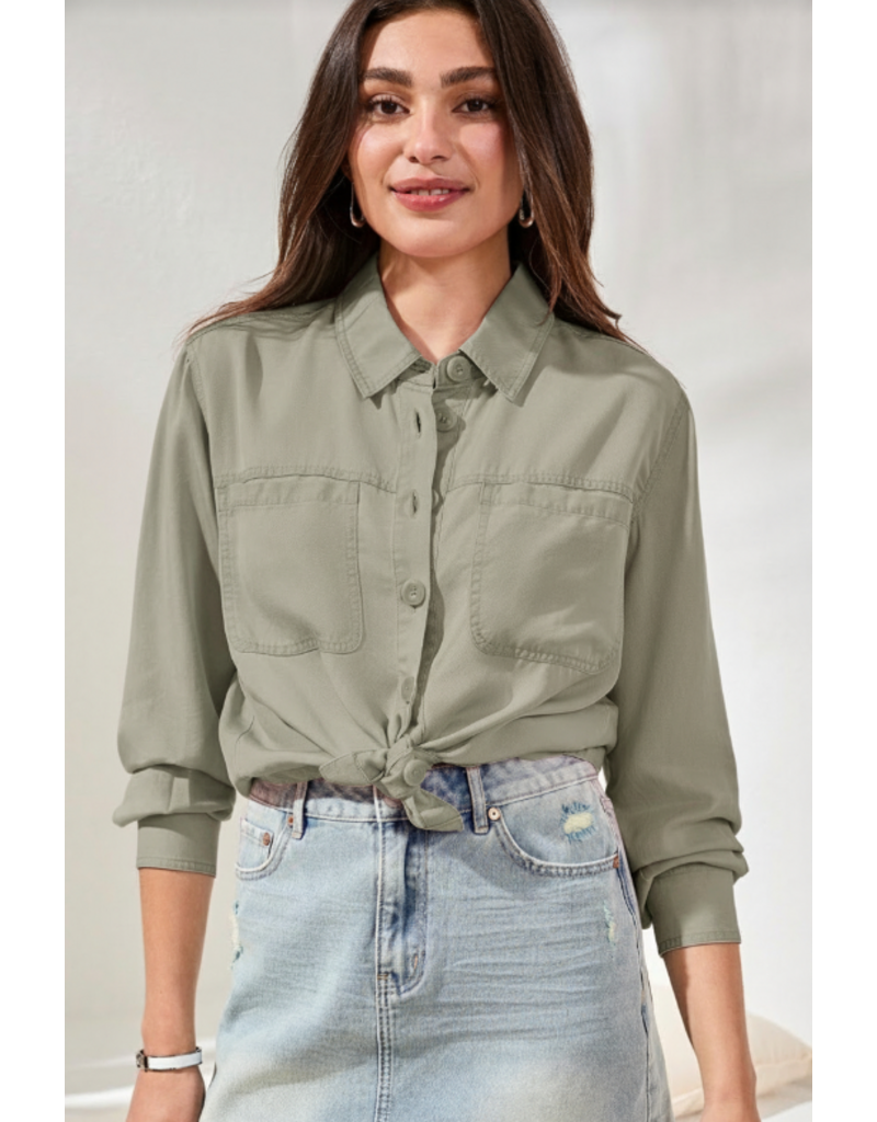 TRIBAL FLOWY OVERSHIRT