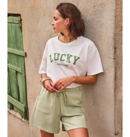 COTTON LUCKY GOOD VIBES TEE SHIRT