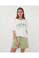 COTTON LUCKY GOOD VIBES TEE SHIRT