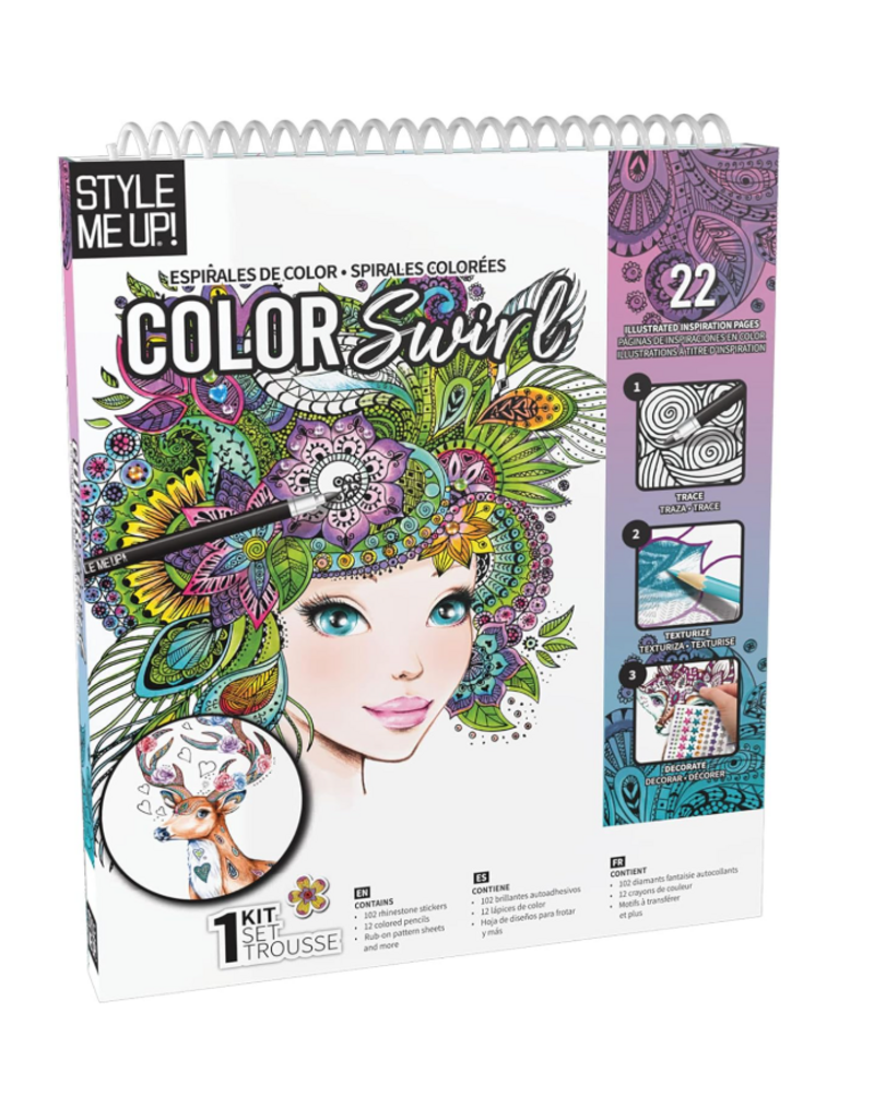 SPICE BOX STYLE ME UP ART COLOR SWIRL