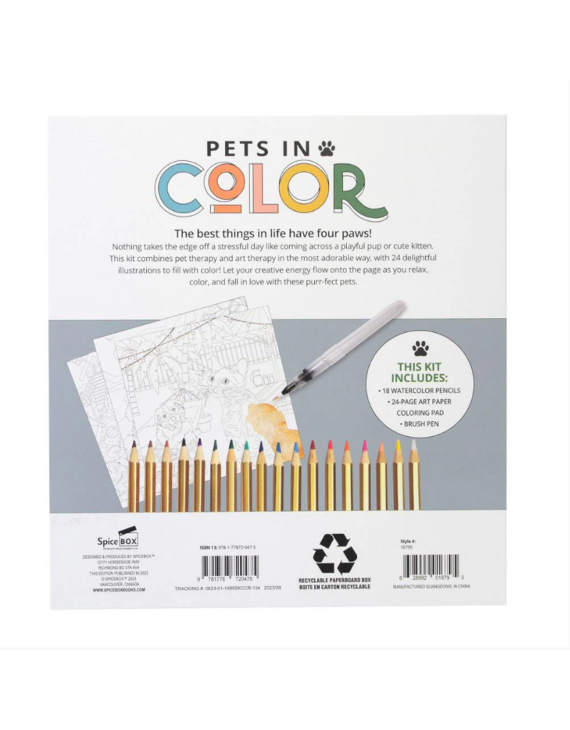 SPICE BOX SKETCH PLUS PETS IN COLOR