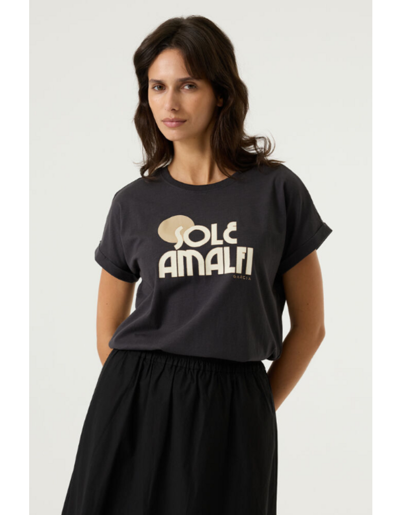 SOLE AMALFI TEE SHIRT - DARK GREY