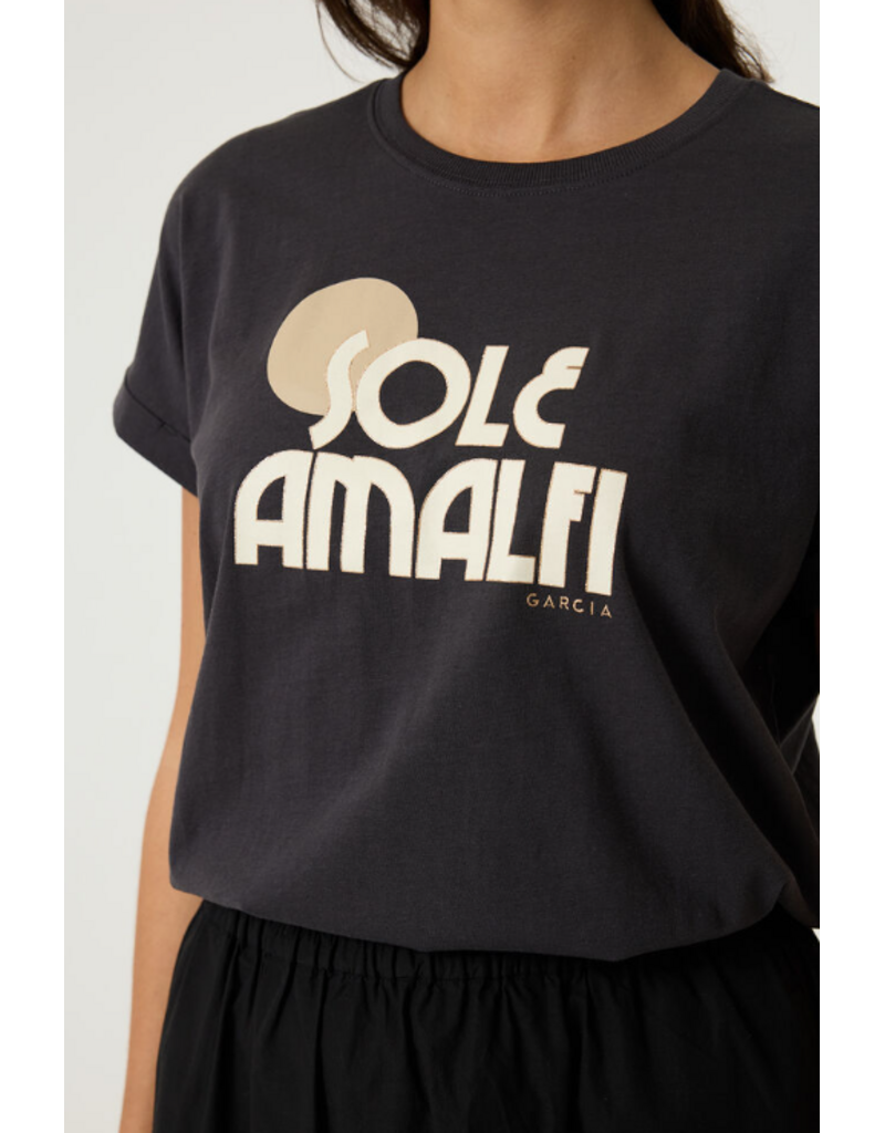 SOLE AMALFI TEE SHIRT - DARK GREY