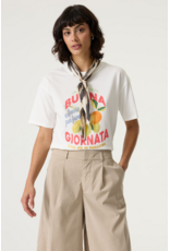 COTTON BUONA GIORNATA TEE SHIRT - OFF WHITE