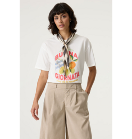 COTTON BUONA GIORNATA TEE SHIRT - OFF WHITE
