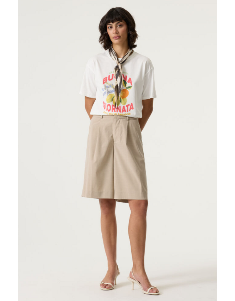 COTTON BUONA GIORNATA TEE SHIRT - OFF WHITE