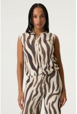 S/S ZEBRA PRINT TOP