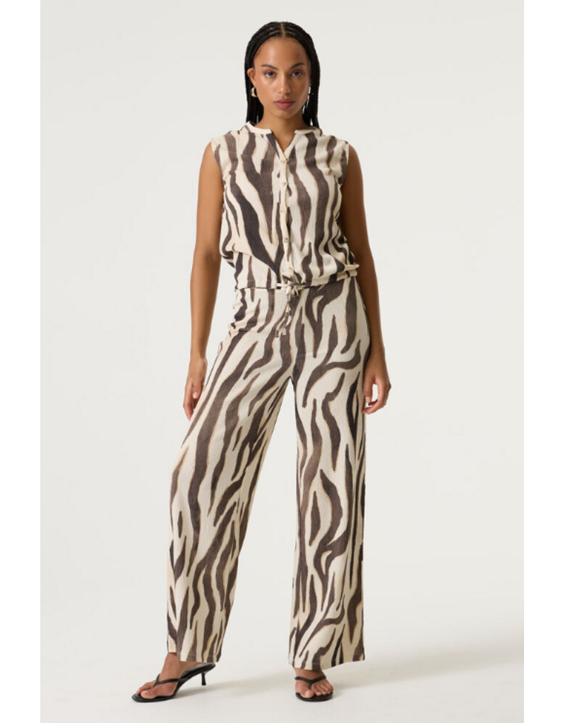 S/S ZEBRA PRINT TOP