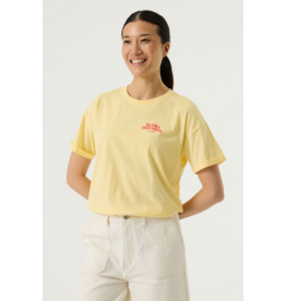 COTTON ALOHA PARADISE TEE SHIRT - YELLOW