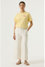 COTTON ALOHA PARADISE TEE SHIRT - YELLOW