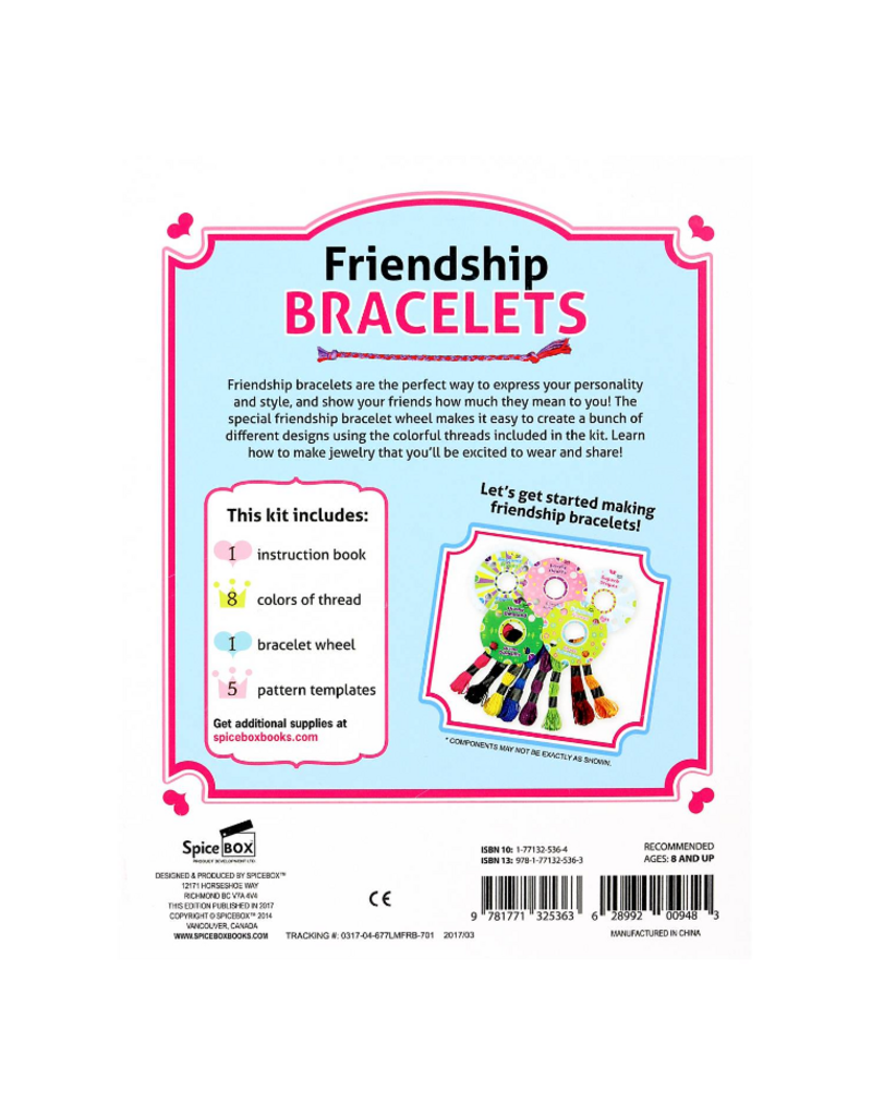 SPICE BOX LETS MAKE FRIENDSHIP BRACELET