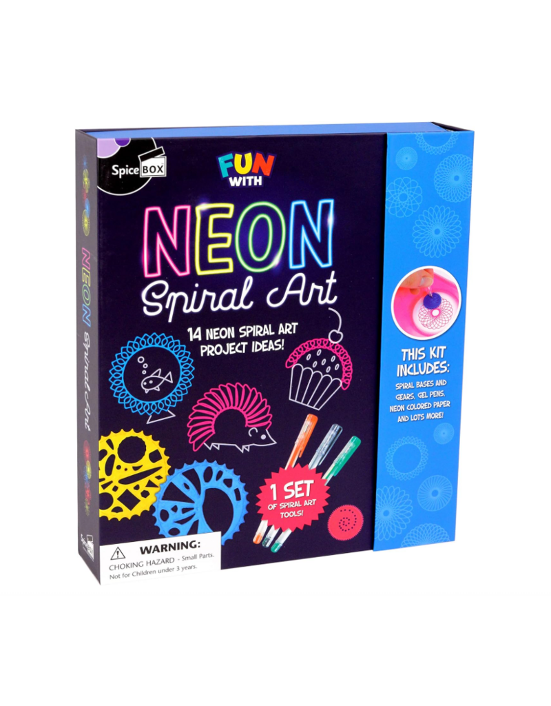 SPICE BOX FUN WITH NEON SPIRAL ART