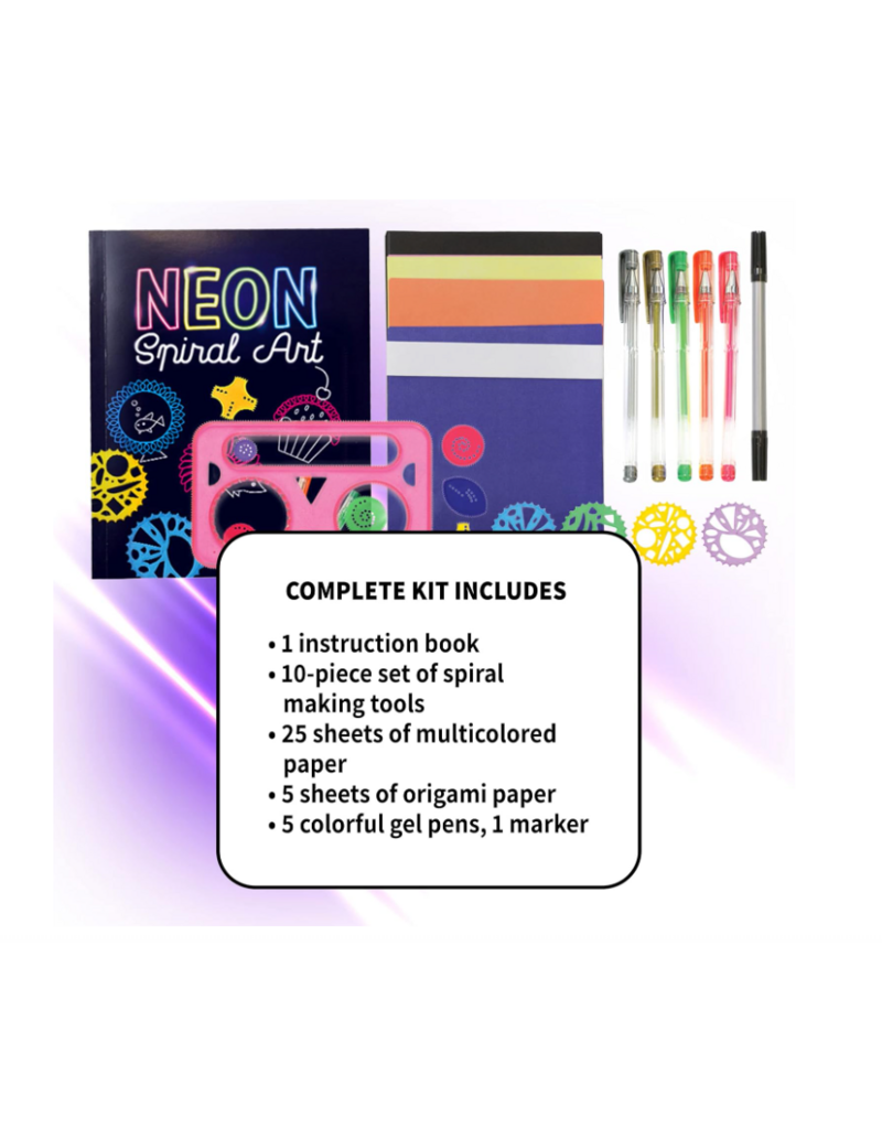 SPICE BOX FUN WITH NEON SPIRAL ART