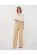 EMBROIDERED BATWING BLOUSE - OFF WHITE