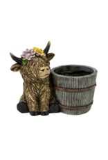 HIGHLAND COW PLANTER