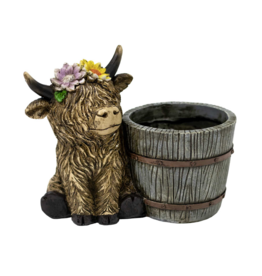 HIGHLAND COW PLANTER