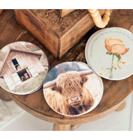 RUSTIC MEADOW COASTERS