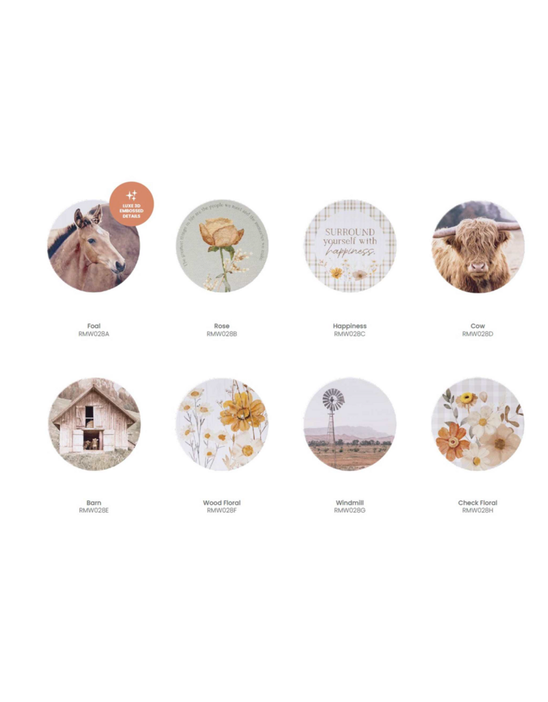 RUSTIC MEADOW COASTERS