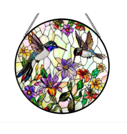 ROUND GLASS  SUNCATCHER