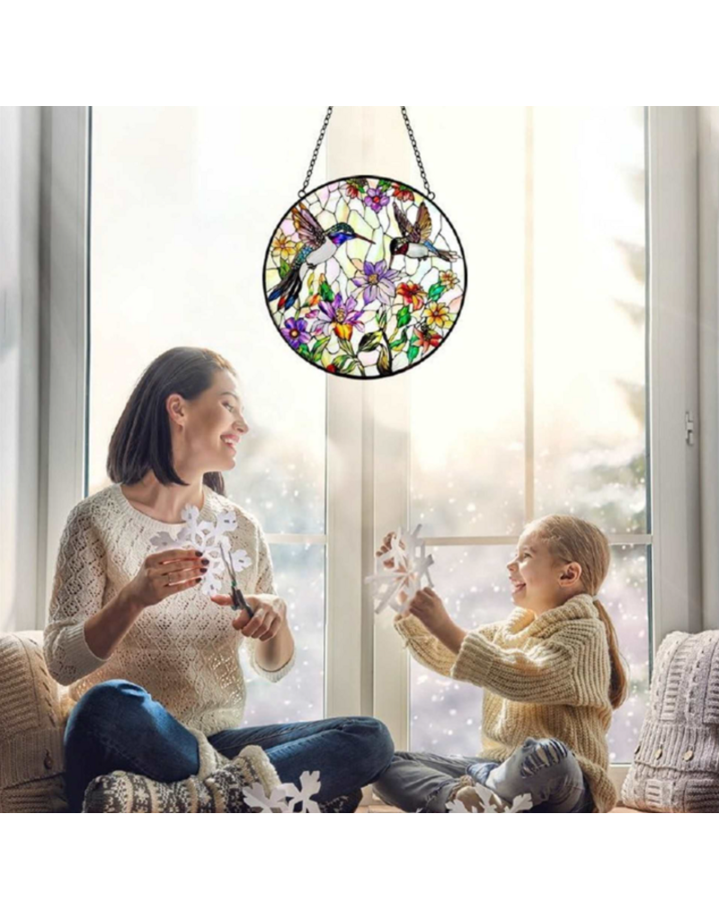 ROUND GLASS  SUNCATCHER
