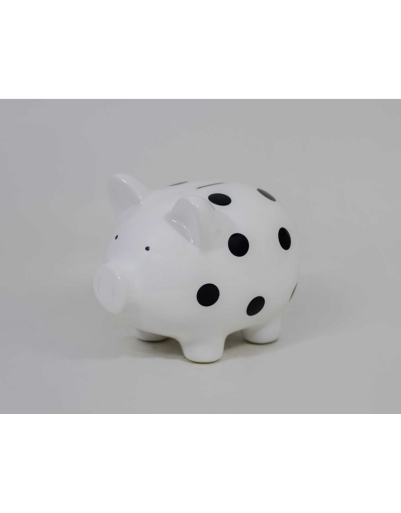 PIGGY BANK BLACK & WHITE