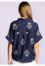 REESE TOP - NAVY