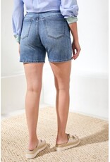 TRIBAL AUDREY GIRLFRIEND CLASSIC SHORT-PEBBLEBLUE