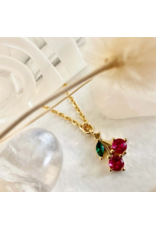 PIKA & BEAR POMONA CHERRY CHARM NECKLACE