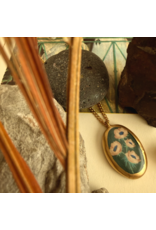 PIKA & BEAR ANEMONE CHARM NECKLACE GOLD