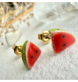 PIKA & BEAR MELENCIA WATERMELON EARRINGS