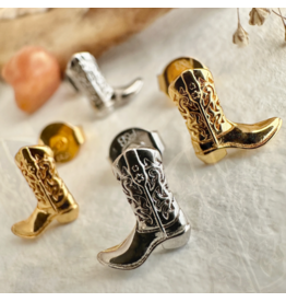 PIKA & BEAR DOLLY COWBOY BOOT EARRINGS