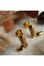 PIKA & BEAR DOLLY COWBOY BOOT EARRINGS