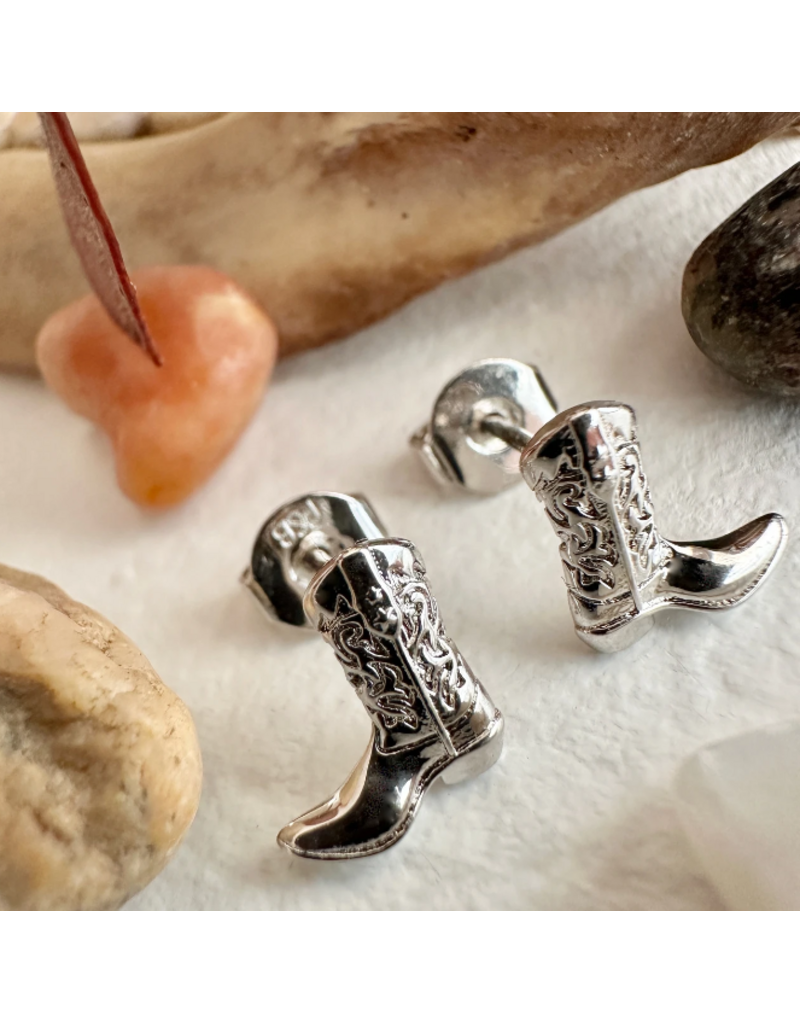 PIKA & BEAR DOLLY COWBOY BOOT EARRINGS