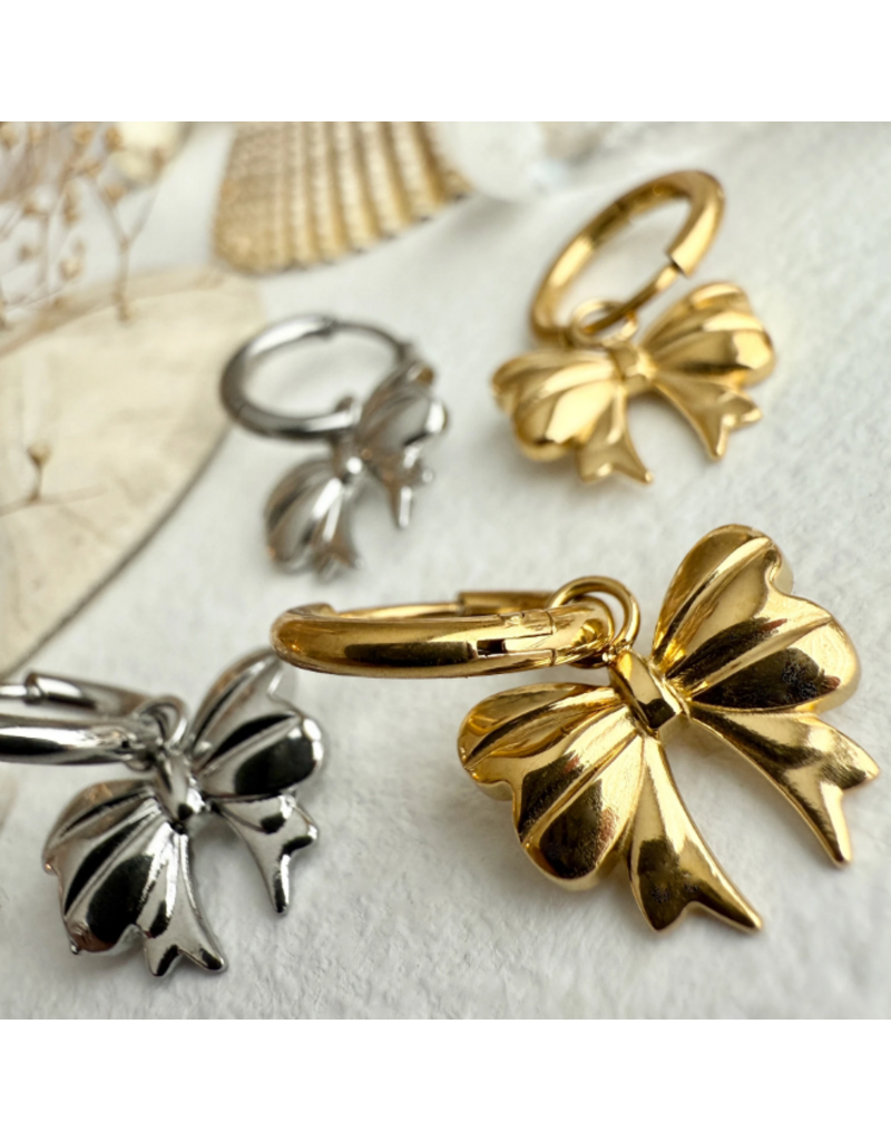 PIKA & BEAR LUCA BOW EARRINGS