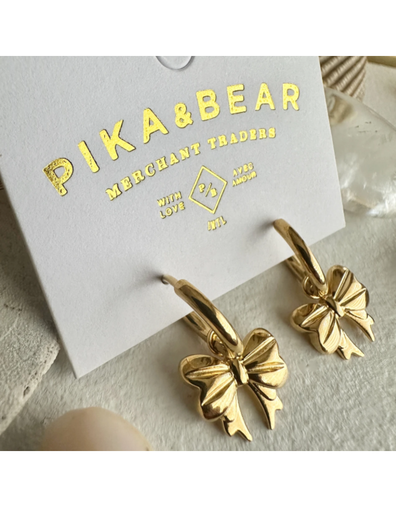 PIKA & BEAR LUCA BOW EARRINGS