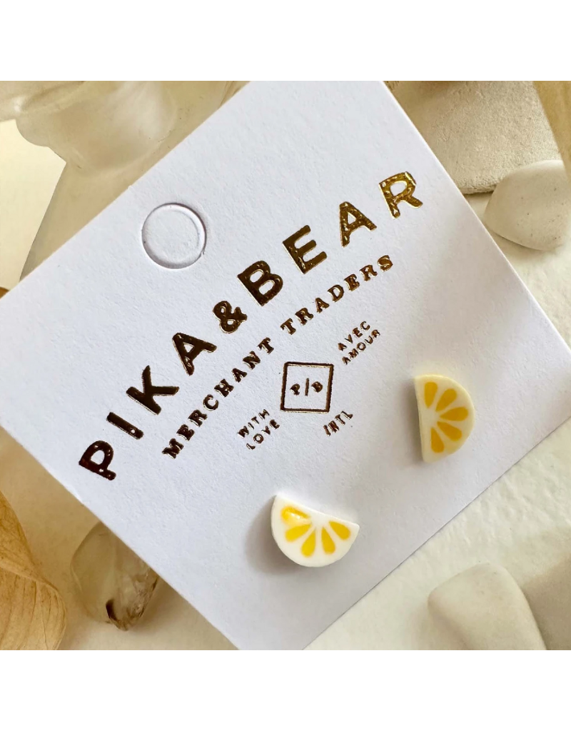 PIKA & BEAR LIMAO LEMON EARRINGS