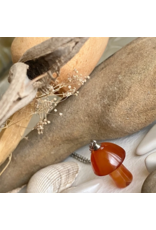 PIKA & BEAR BOLETE PENDANT NECKLACE
